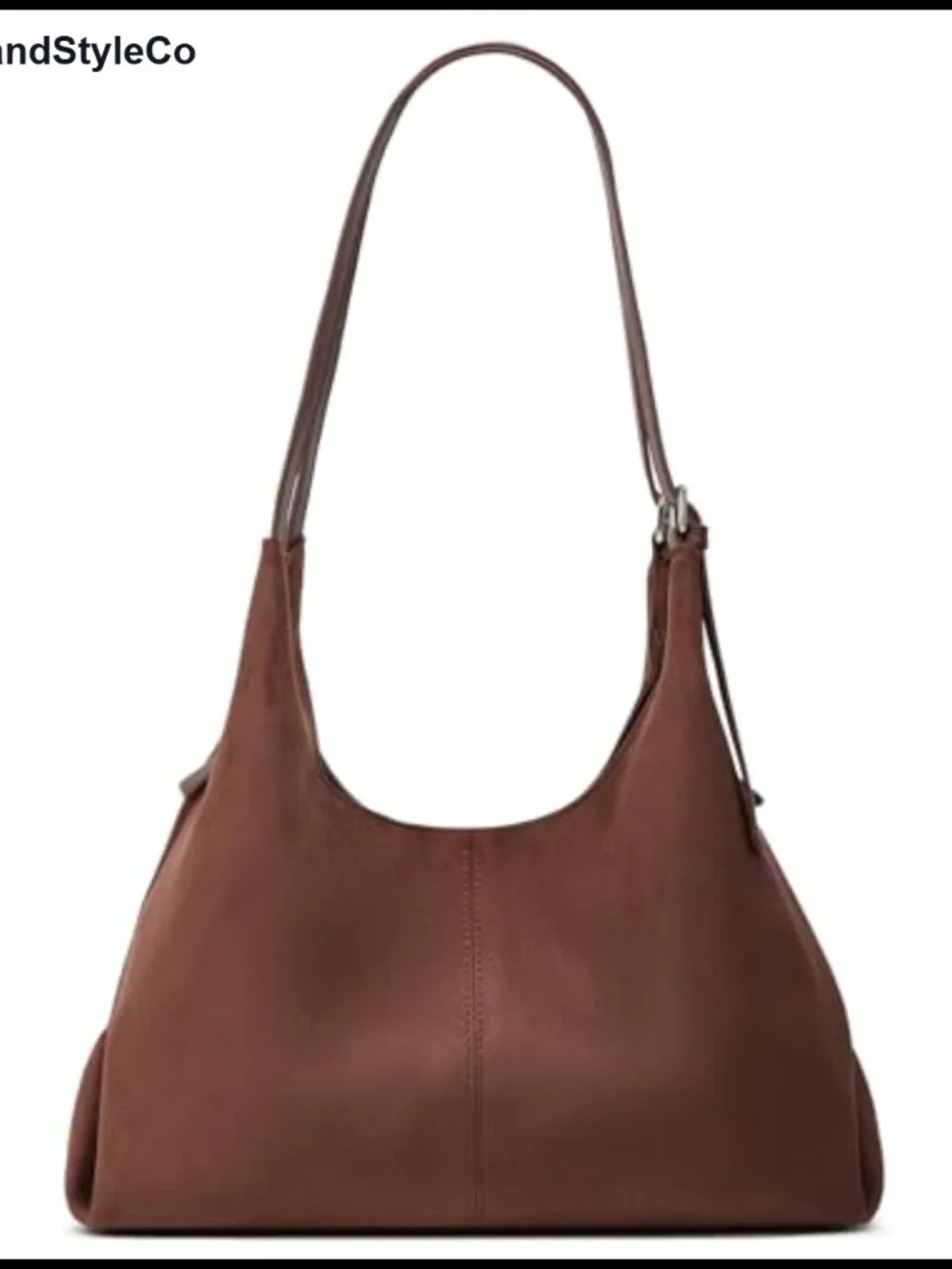 Suede Slouchy Hobo Bag Women Trendy Underarm Shoulder Crossbody Purse Work